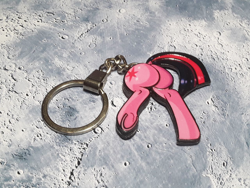 Size: 1280x960 | Tagged: safe, artist:made_by_franch, twilight sparkle, alicorn, pony, g4, butt, handmade, keychain, plot, solo, trinket, twilight sparkle (alicorn)