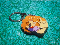 Size: 1280x960 | Tagged: safe, artist:made_by_franch, adagio dazzle, human, equestria girls, g4, disguise, disguised siren, handmade, keychain, solo, trinket