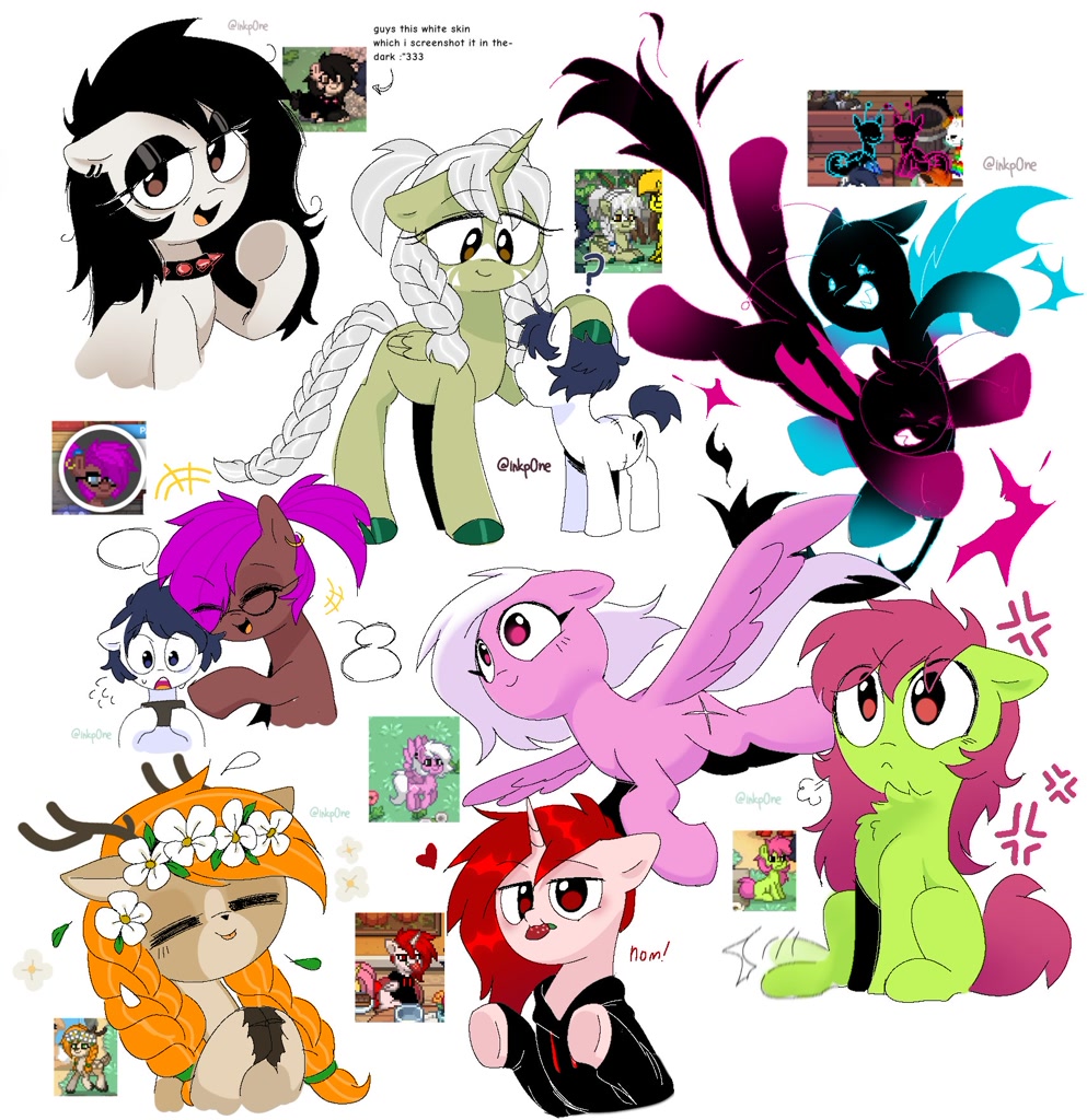 3099307 Safe Artist inkp0ne Oc Oc Only Alicorn Deer Earth Pony 3099307-safe-artist-inkp0ne-oc-oc-only-alicorn-deer-earth-pony