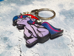Size: 1280x960 | Tagged: safe, artist:made_by_franch, twilight sparkle, alicorn, pony, g4, butt, handmade, keychain, plot, solo, trinket, twilight sparkle (alicorn)