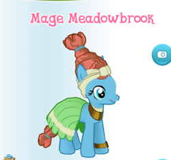 Size: 392x366 | Tagged: safe, gameloft, screencap, meadowbrook, earth pony, pony, g4, my little pony: magic princess