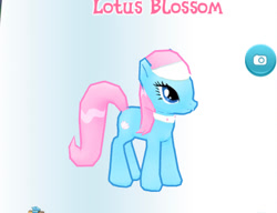 Size: 433x332 | Tagged: safe, gameloft, screencap, lotus blossom, earth pony, pony, g4, my little pony: magic princess