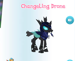 Size: 451x368 | Tagged: safe, gameloft, screencap, changeling, g4, my little pony: magic princess