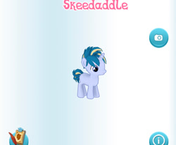 Size: 447x368 | Tagged: safe, gameloft, screencap, skeedaddle, pony, g4, my little pony: magic princess