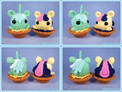 Size: 1000x750 | Tagged: safe, artist:facja, bon bon, lyra heartstrings, sweetie drops, earth pony, pony, unicorn, g4, amigurumi, crochet, irl, photo, plushie