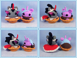 Size: 1000x750 | Tagged: safe, artist:facja, idw, king sombra, radiant hope, pony, unicorn, g4, amigurumi, crochet, irl, photo, plushie