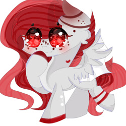 Size: 894x894 | Tagged: safe, artist:magicangelstarartist, oc, oc only, bat pony, female, freckles, mare, simple background, solo