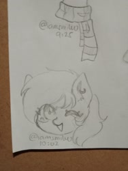 Size: 1560x2080 | Tagged: safe, artist:iamsmileo, oc, oc only, earth pony, pony, solo, traditional art