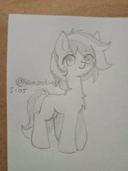 Size: 1560x2080 | Tagged: safe, artist:iamsmileo, oc, oc only, earth pony, pony, solo, traditional art