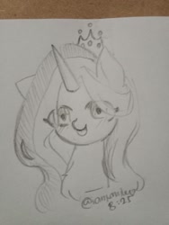 Size: 1560x2080 | Tagged: safe, artist:iamsmileo, oc, oc only, pony, unicorn, solo, traditional art