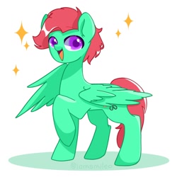 Size: 1378x1378 | Tagged: safe, artist:iamsmileo, oc, oc only, pegasus, pony, simple background, solo, white background