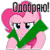 Size: 464x464 | Tagged: safe, artist:emedina13, edit, pinkie pie, earth pony, pony, a friend in deed, g4, my little pony: friendship is magic, check mark, cyrillic, felt, female, outline, russian, simple background, solo, translated in the comments, transparent background, white outline