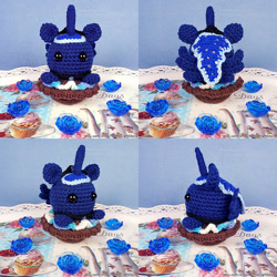 Size: 1000x1000 | Tagged: safe, artist:facja, princess luna, alicorn, pony, g4, amigurumi, crochet, irl, photo, plushie