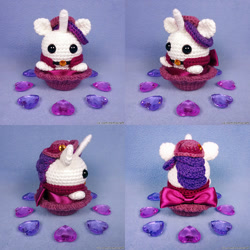 Size: 1000x1000 | Tagged: safe, artist:facja, rarity, pony, unicorn, g4, amigurumi, clothes, crochet, irl, photo, plushie