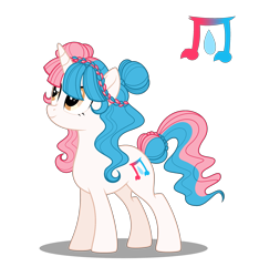 Size: 2369x2529 | Tagged: safe, artist:brooklynsentryyt, artist:mint-light, oc, oc only, pony, unicorn, base used, cutie mark, female, hair bun, hair over one eye, hair ribbon, high res, horn, looking to the left, ribbon, simple background, solo, tail, tail bun, transparent background, unicorn oc