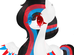 Size: 1024x768 | Tagged: safe, artist:magicangelstarartist, oc, oc only, pegasus, pony, birthday gift art, colored wings, female, gift art, mare, multicolored hair, multicolored wings, simple background, solo, transparent background, wings