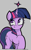 Size: 499x796 | Tagged: safe, artist:ponconcarnal, twilight sparkle, pony, unicorn, g4, simple background, solo, unicorn twilight