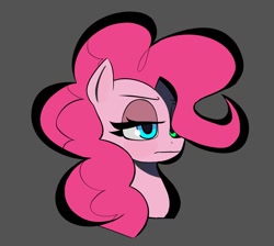 Size: 1362x1222 | Tagged: safe, artist:ponconcarnal, pinkie pie, earth pony, pony, g4, bust, frown, solo