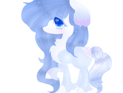 Size: 1024x768 | Tagged: safe, artist:magicangelstarartist, oc, oc only, earth pony, pony, female, mare, multicolored coat, side view, simple background, solo