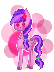 Size: 540x720 | Tagged: safe, artist:magicangelstarartist, oc, oc only, oc:moonlight blossom, pegasus, pony, female, mare, simple background, solo