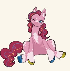 Size: 707x717 | Tagged: safe, artist:goblin, pinkie pie, earth pony, pony, g4, redesign, solo