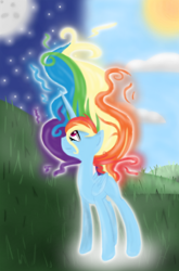 Size: 806x1220 | Tagged: safe, artist:fallen--fate, rainbow dash, alicorn, pony, g4, princess rainbow dash