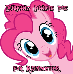 Size: 500x507 | Tagged: safe, artist:bucketofwhales, artist:donkoopa, part of a set, pinkie pie, earth pony, pony, g4, :d, animated at source, bust, happy, looking at you, open mouth, open smile, part of a series, portrait, rainmeter, simple background, smiling, solo, transparent background