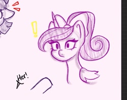 Size: 1043x826 | Tagged: safe, artist:indigohatetrain, princess cadance, alicorn, pony, g4, female, mare, sketch, solo, teen princess cadance, younger