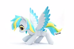 Size: 4096x2731 | Tagged: safe, artist:nekokevin, oc, oc only, oc:siriusnavigator, oc:siriusnavigator(alicorn), pegasus, pony, irl, photo, plushie, solo, spread wings, wings