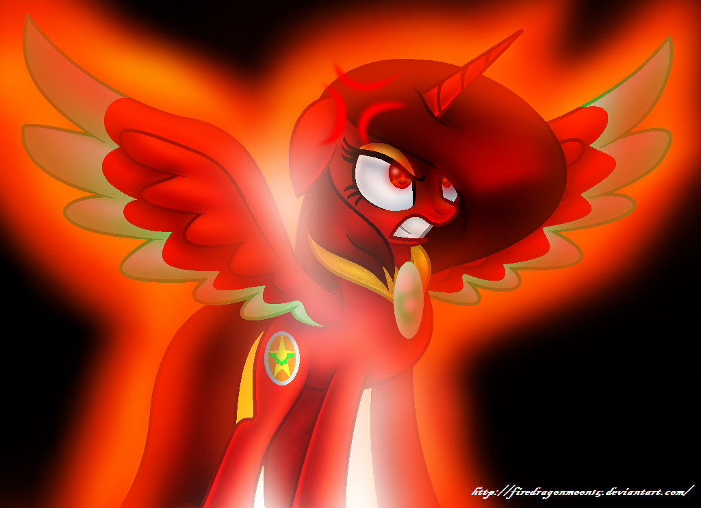 Mlp Red Rage #3101208 - safe, artist:firedragonmoon15, oc, oc:phoenix scarletruby ...