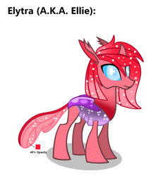 Size: 1205x1305 | Tagged: safe, artist:small-brooke1998, oc, oc:elytra, changedling, changeling, base used