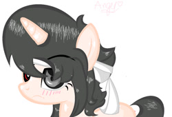 Size: 1024x695 | Tagged: safe, artist:magicangelstarartist, oc, oc only, pony, unicorn, base used, headband, male, simple background, solo, stallion