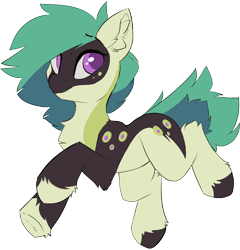 Size: 1804x1881 | Tagged: safe, artist:beardie, oc, oc only, unnamed oc, pony, raised hoof, simple background, smiling, solo, transparent background