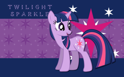 Size: 2560x1600 | Tagged: safe, artist:alicehumansacrifice0, artist:bl1ghtmare, artist:ooklah, edit, twilight sparkle, pony, unicorn, g4, cutie mark, cutie mark background, female, looking sideways, mare, name, open mouth, open smile, smiling, solo, unicorn twilight, wallpaper, wallpaper edit