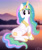 Size: 2480x2953 | Tagged: safe, artist:lurfy, princess celestia, alicorn, pony, g4, female, high res, solo