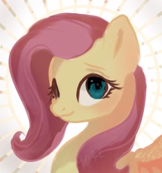 Size: 1920x2048 | Tagged: safe, artist:latia_122, fluttershy, pegasus, pony, g4, bust, female, mare, portrait, solo