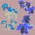 Size: 1600x1600 | Tagged: safe, artist:caravansilence, dj pon-3, fancypants, nightmare moon, rarity, vinyl scratch, alicorn, pony, unicorn, g4, female, male, mare, palette swap, recolor, stallion