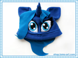 Size: 1000x750 | Tagged: safe, artist:facja, princess luna, pony, g4, craft, hat