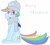 Size: 938x852 | Tagged: safe, artist:eivilpotter, rainbow dash, pegasus, pony, g4, christmas, clothes, female, hat, holiday, looking at you, mare, merry christmas, scarf, simple background, sitting, smiling, solo, text