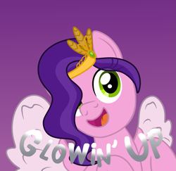Size: 1319x1280 | Tagged: safe, artist:small-brooke1998, pipp petals, pegasus, pony, g5, my little pony: a new generation, adorapipp, album, cute, glowin' up, solo