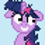 Size: 320x320 | Tagged: safe, artist:anxiouspon, twilight sparkle, pony, unicorn, g4, floppy ears, pixel art, simple background, twilight snapple, unicorn twilight