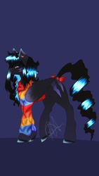 Size: 576x1024 | Tagged: safe, artist:novadraws19205, oc, oc only, pegasus, pony, bow, clothes, ear piercing, earring, jewelry, piercing, solo, sweater, tail, tail bow