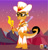 Size: 1237x1295 | Tagged: safe, artist:wheatley r.h., derpibooru exclusive, oc, oc only, oc:myoozik the dragon, dragon, clothes, cowboy hat, dragon oc, folded wings, glasses, guitar, hat, male, microphone, musical instrument, non-pony oc, rock, stars, sunset, vector, watermark, wings