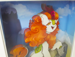 Size: 1280x960 | Tagged: safe, artist:made_by_franch, autumn blaze, kirin, pony, g4, craft, diorama, handmade, solo