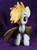 Size: 629x851 | Tagged: safe, artist:doctorkoda, oc, oc only, pegasus, pony, colored wings, commission, irl, lidded eyes, photo, plushie, solo, spread wings, standing, wings