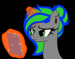 Size: 908x720 | Tagged: safe, artist:themimicartist, oc, oc:vivid glow, pony, unicorn, solo