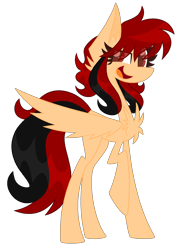 Size: 1500x2000 | Tagged: safe, artist:scridley-arts, oc, oc only, oc:jack pie, pegasus, pony, chest fluff, female, pegasus oc, simple background, solo, transparent background