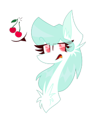 Size: 1500x2000 | Tagged: safe, artist:scridley-arts, oc, oc only, oc:cherry boop, pony, bust, female, simple background, solo, transparent background