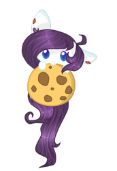 Size: 550x800 | Tagged: safe, artist:angellightyt, oc, oc only, earth pony, pony, base used, cookie, earth pony oc, female, food, mare, micro, simple background, solo, transparent background