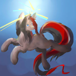 Size: 1024x1024 | Tagged: safe, artist:wolvierland, oc, pony, unicorn, horn, simple background, unicorn oc